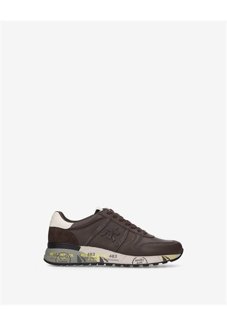 Premiata Lander 8658 Sneaker in Brown Leather Men's PREMIATA |  | LANDER VAR8658